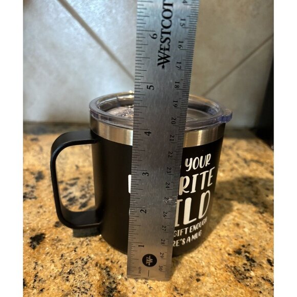 Funny Birthday Fathers Day‎ Mothers Day Gift Coffee Mug Stainless Steel - Picture 6 of 7